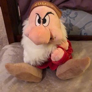 Grumpy Soft Plush Toy from Disneyland